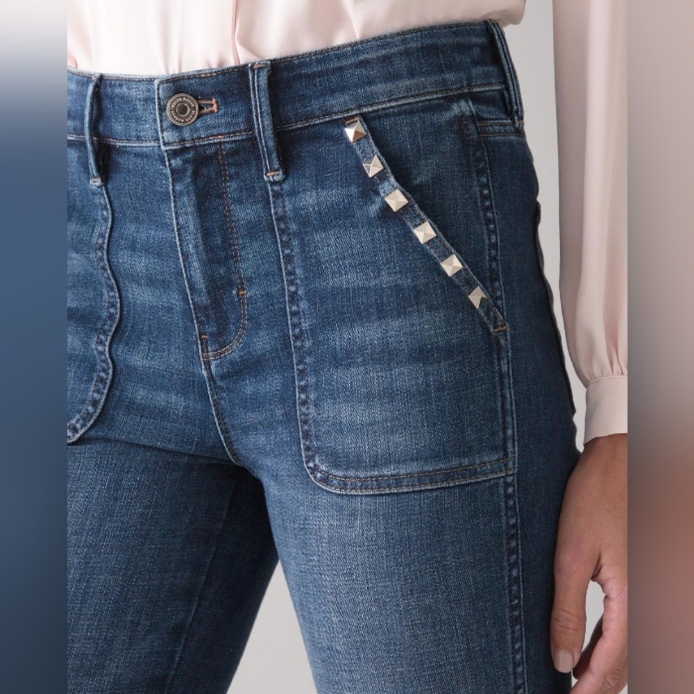 High Rise The Everyday Soft Studded Jeans🪞